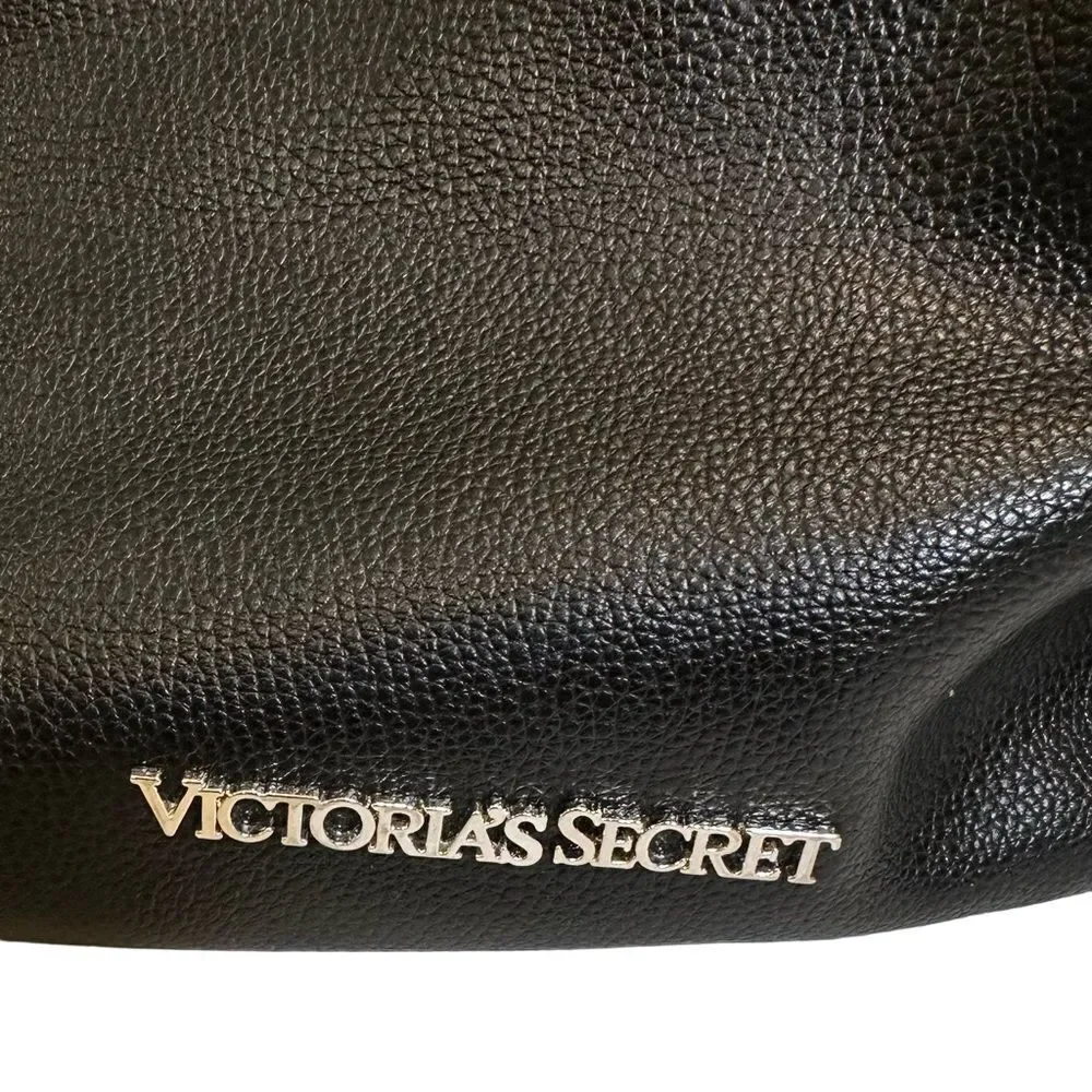 Victoria's Secret Backpack Womens Black Boho Fringe Western Goth Minimalist Edgy